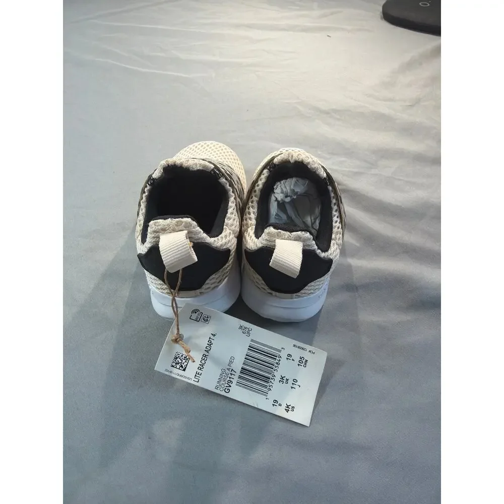 Adidas Little Girls Running Lite Racer sneakers size 4K